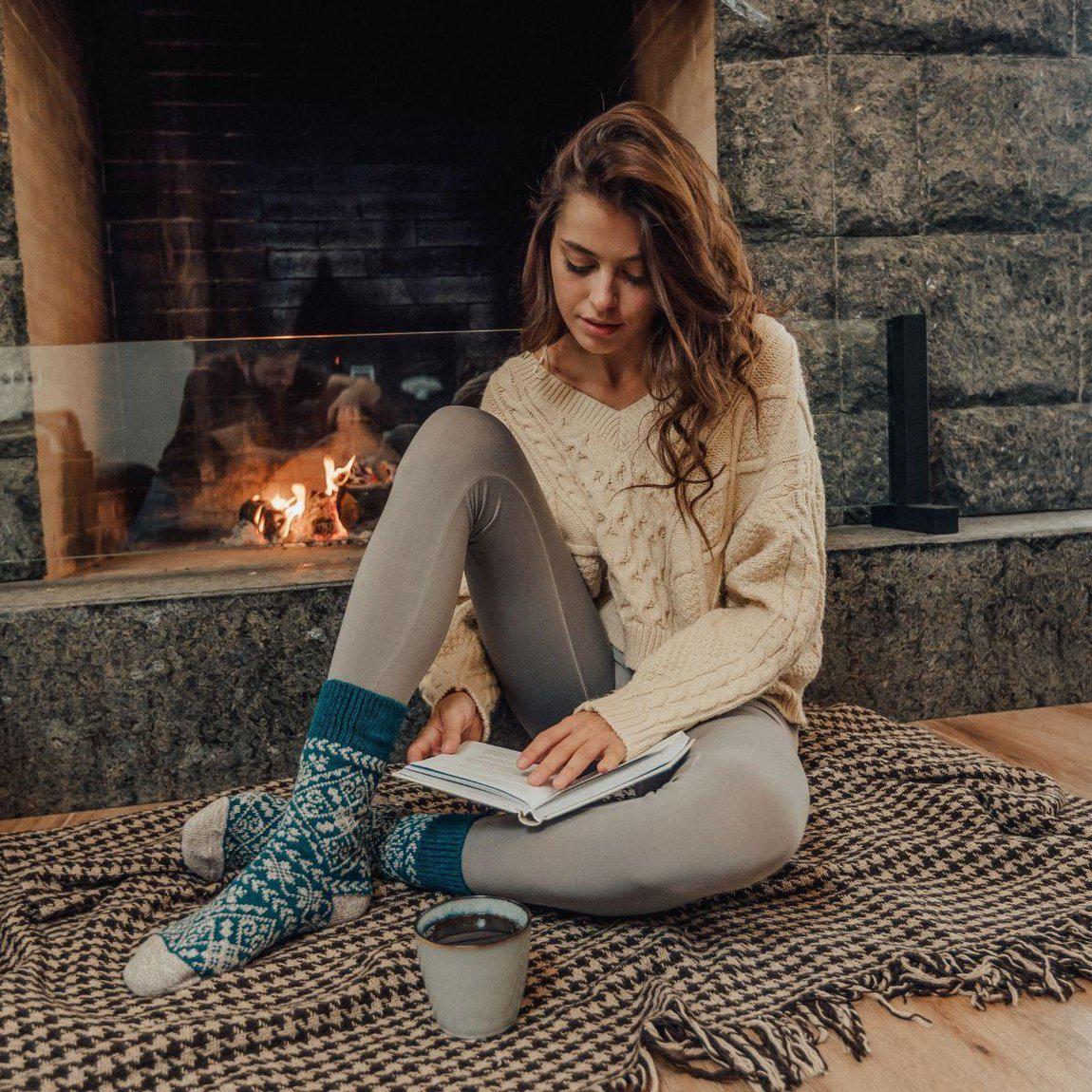 Nordic Socks Soft COZY™ Warm (Zelta - Teal) - Unisex-1