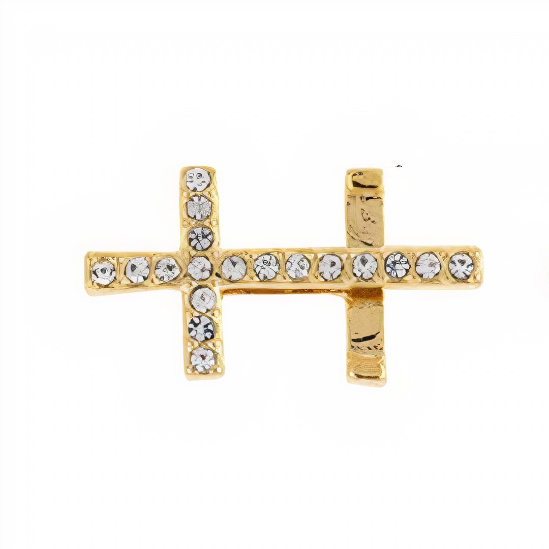 Pavé Cross Charm-2