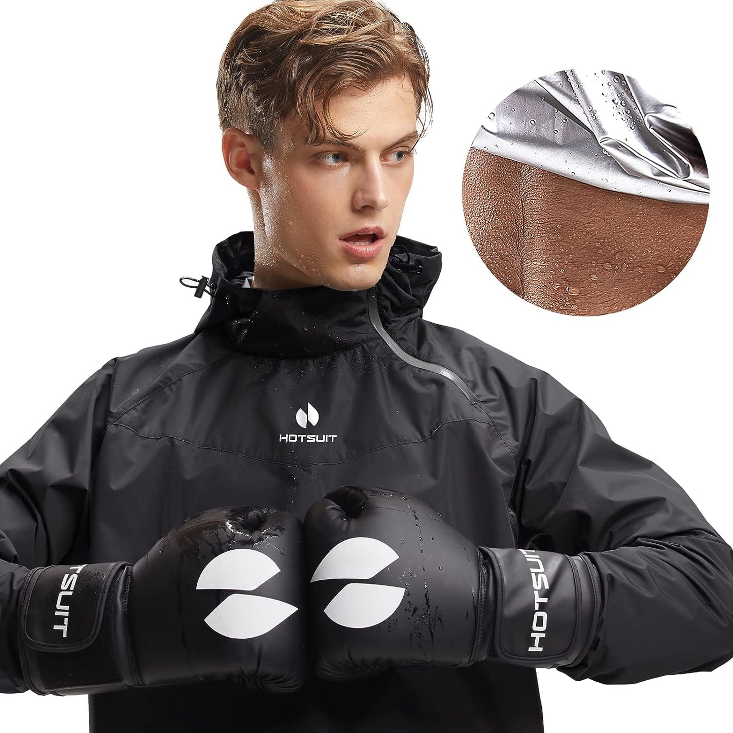 Sauna Suit for Men Sweat Sauna Jacket Pant Gym Workout Sweat Suits
