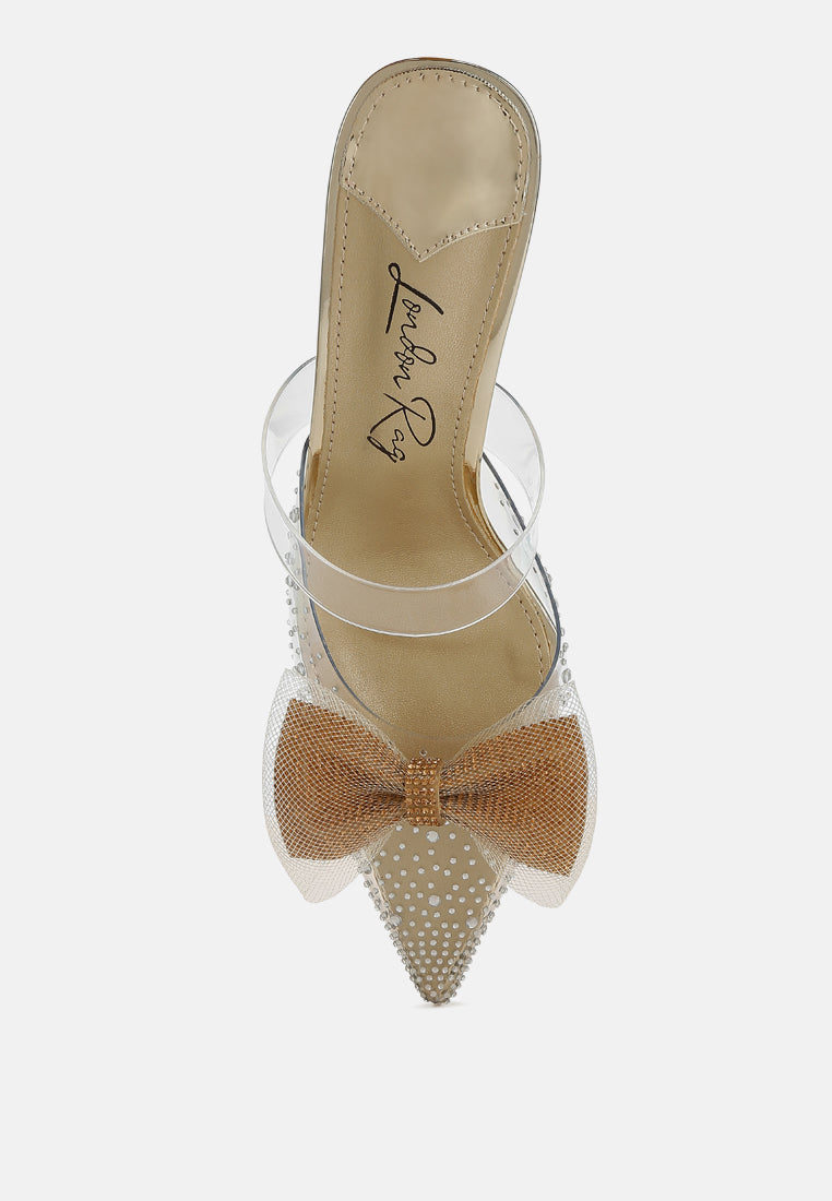 Freja Embellished Bow Kitten Heels-3