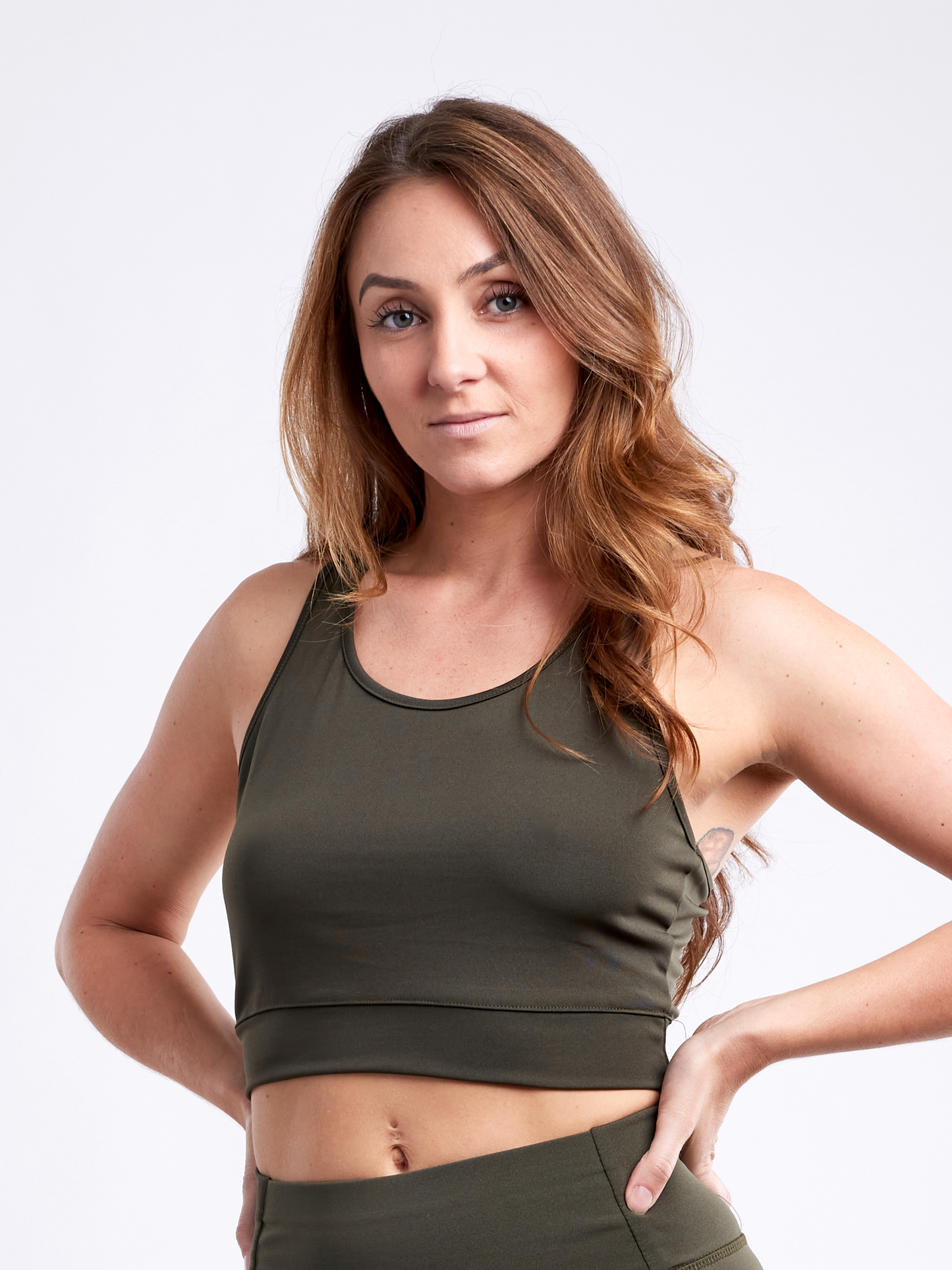 Jupitergear Racerback Lightweight Training Crop Tank Top