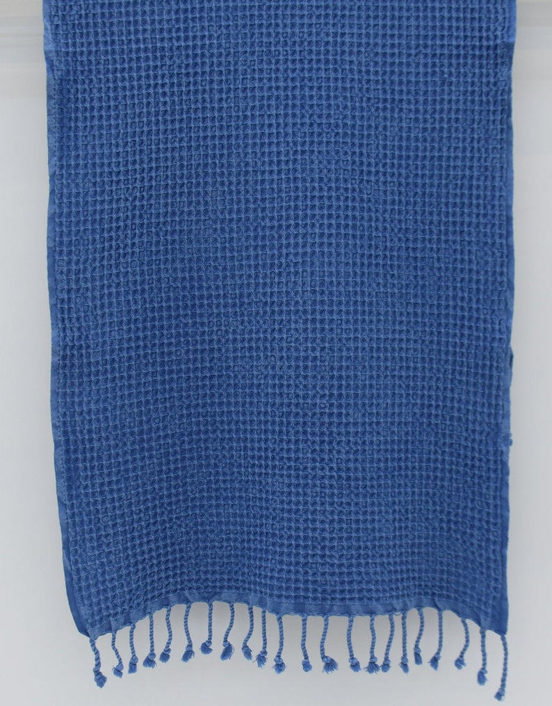 WAFFLE STONE WASHED HAND TOWEL-1
