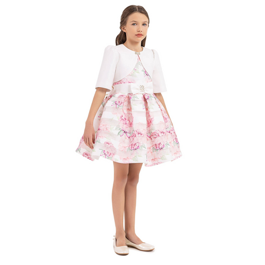 Blossom Breeze Girls Formal Dress-0