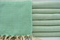 DOTTY DIAMOND GREEN TURKISH TOWEL-0