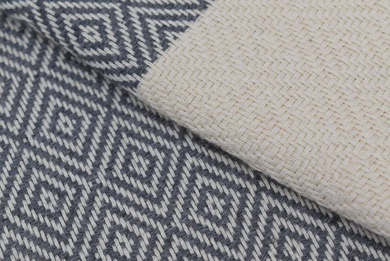 VENICE GRAY TURKISH TOWEL-1