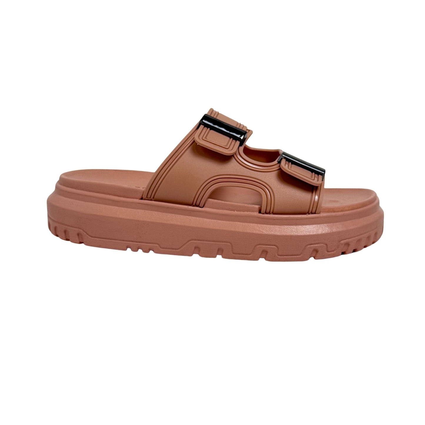 858-2 Sandals for Women – Comfortable Arch Support Slides | Soft Cork-Like Insole | Adjustable Straps | Anti-Slip Sole | Casual Fashion Sandals for Summer, Walking & Travel