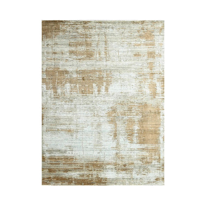 8x10 Gray, Beige Hand Knotted Oushak 100% Wool Modern & Contemporary Oriental Area Rug-1