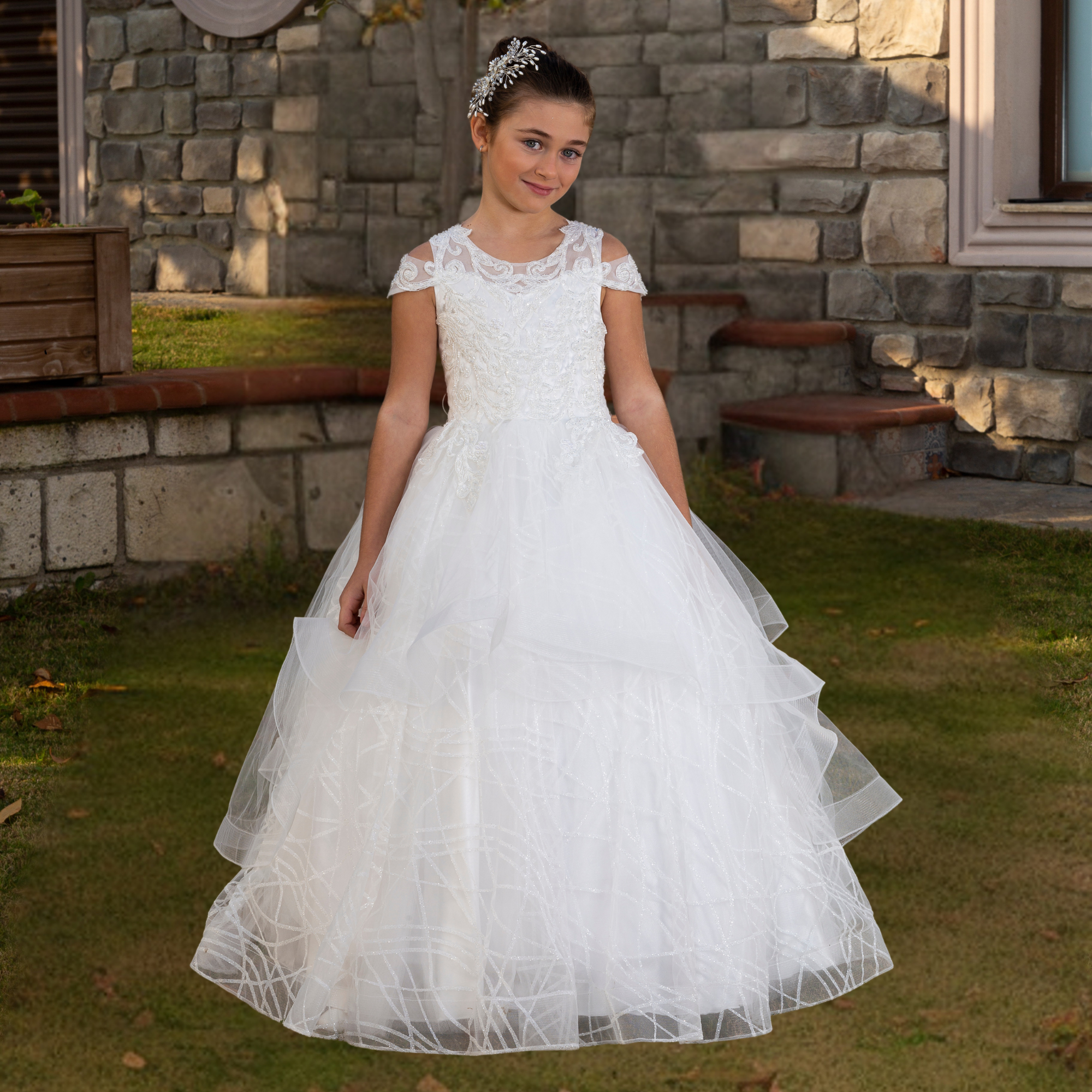 Majestic Charm Girls Formal Dress-0