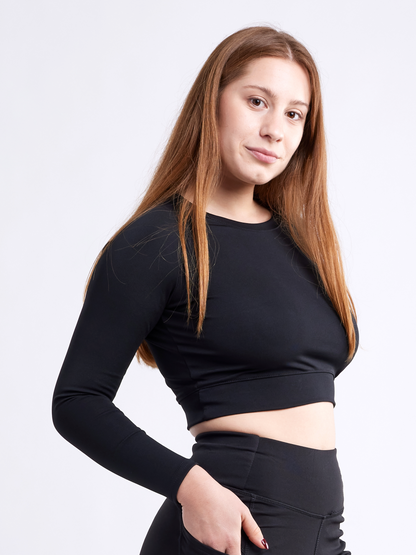 Jupitergear Long-Sleeve Crop Top