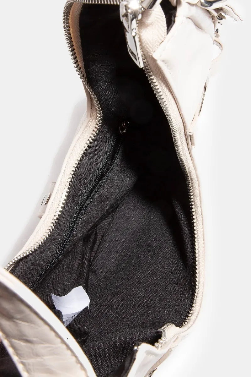 Fame Multi Belt Strap Accent Shoulder Bag-2