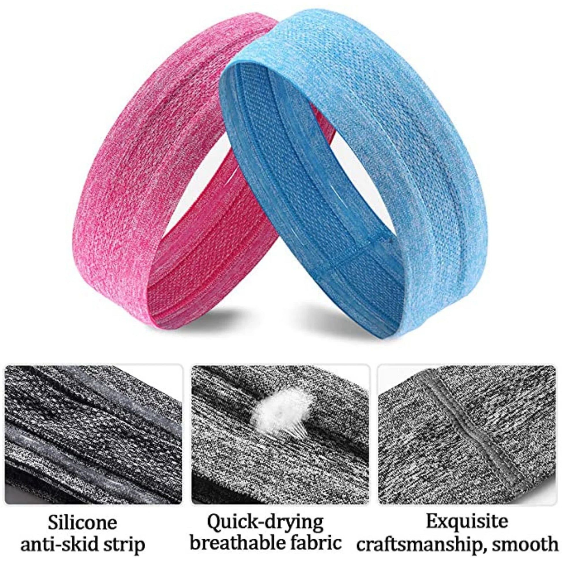 Jupitergear Sport and Fitness Sweat Wicking Fitness Headband for Yoga, Running and Exercise