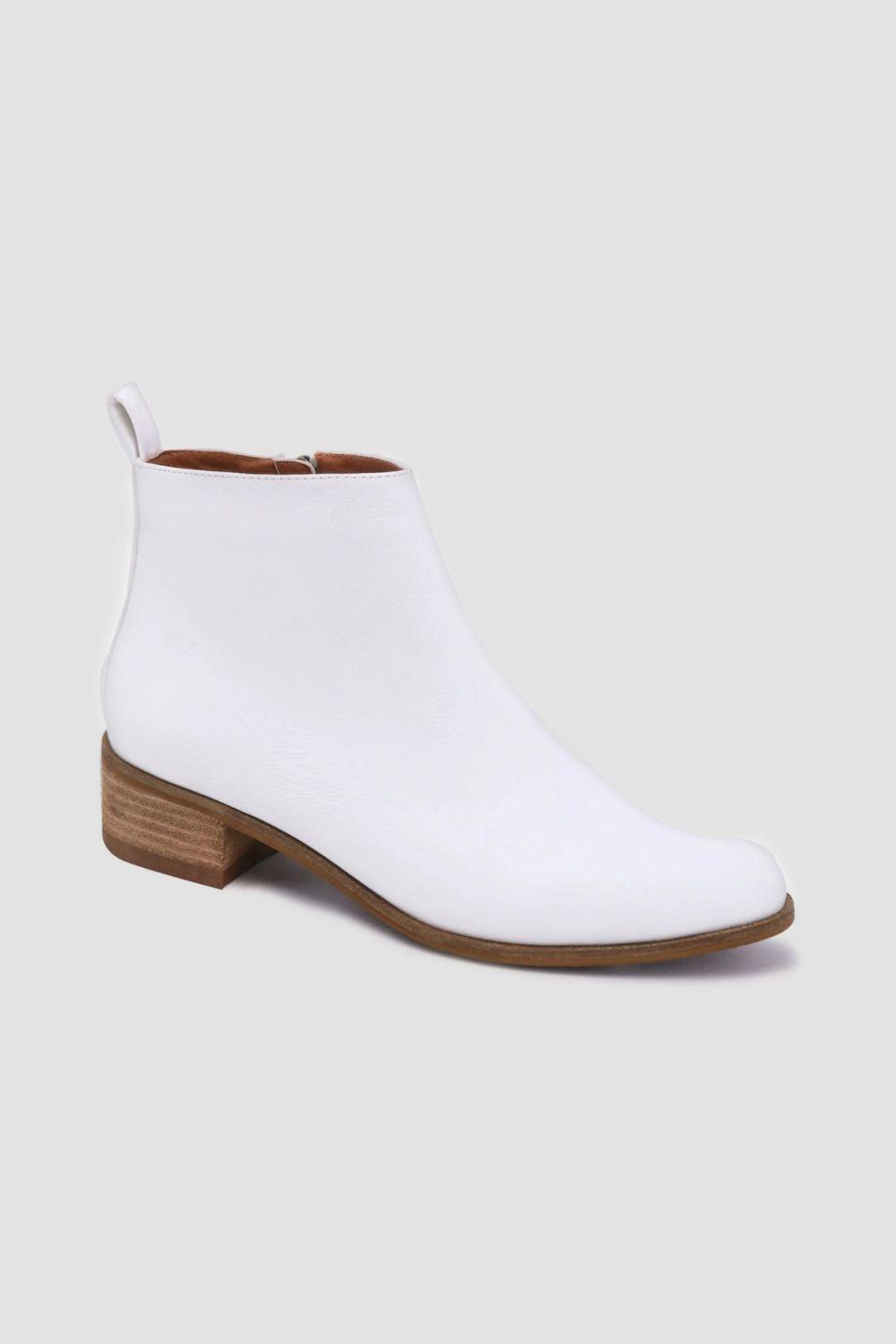 MayFair PU Leather Block Heel Boots-2