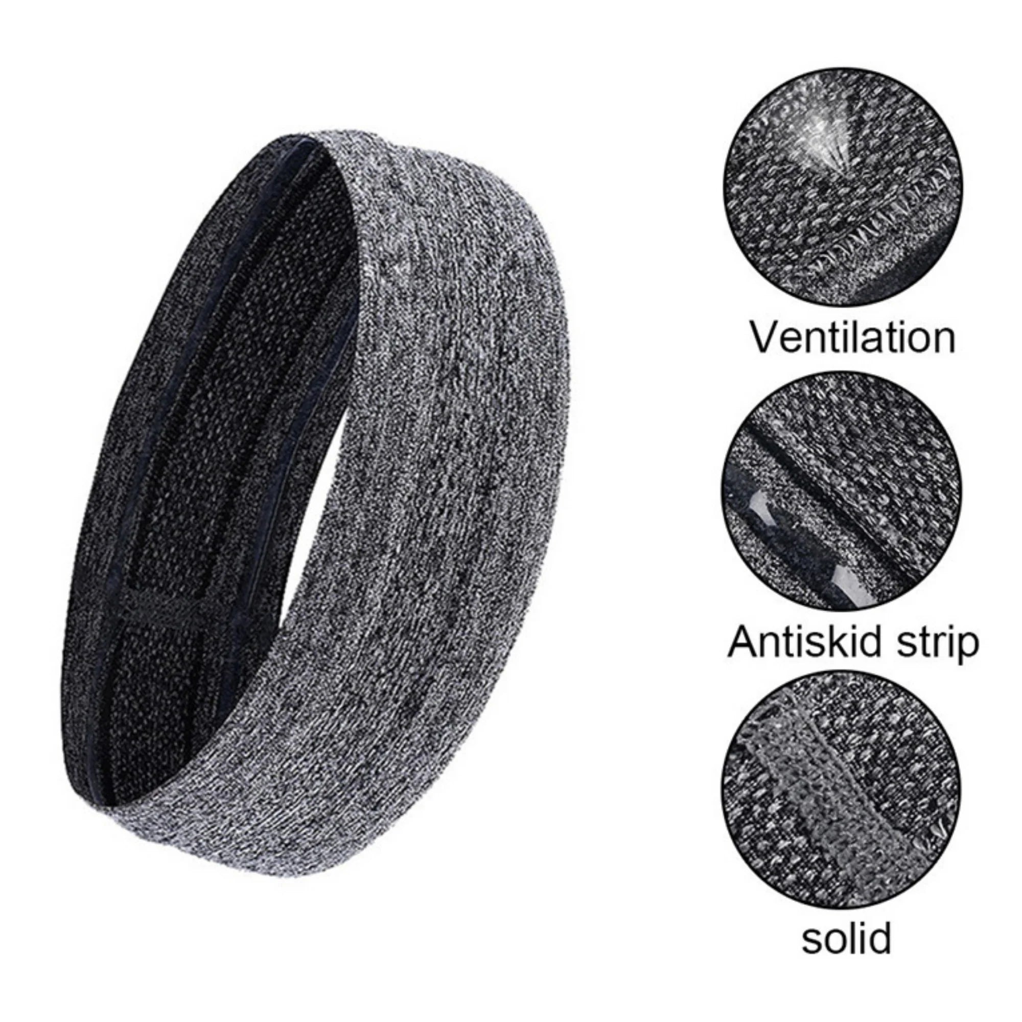 Jupitergear Sport and Fitness Sweat Wicking Fitness Headband for Yoga, Running and Exercise