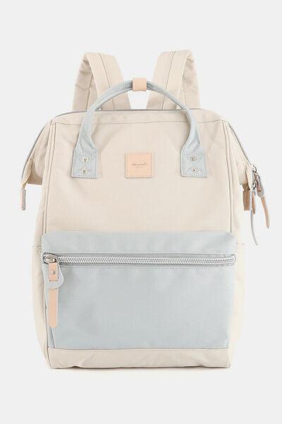 Himawari Water Resistant Canvas Backpack Bag with Side Pockets-7
