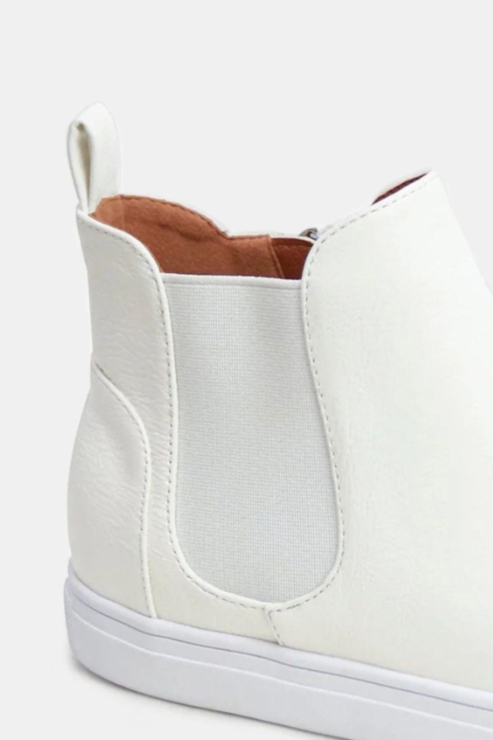 Mayfair Faux Suede Elastic Side Panel Sneakers-2
