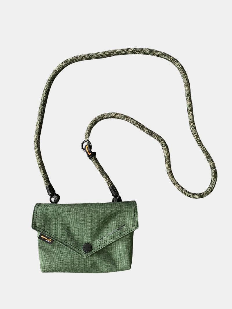 Himawari Solid Color Envelope Shape Crossbody Bag with Removable Strap-5