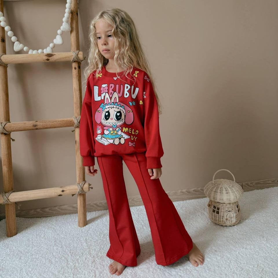 La-Bu-Bu Sister Girls Casual Set-0