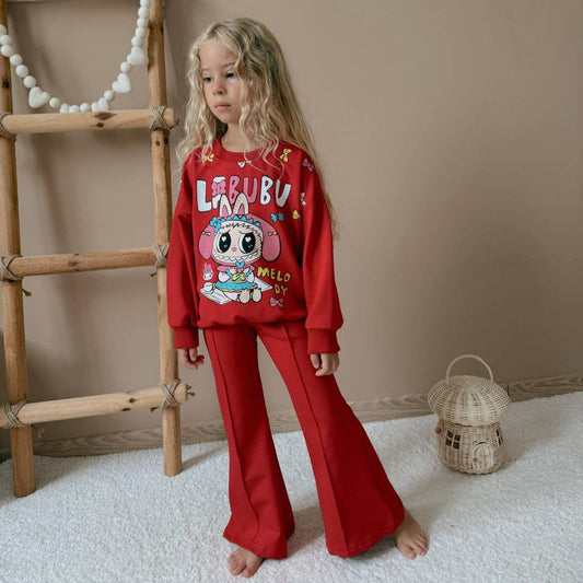 La-Bu-Bu Sister Girls Casual Set-0