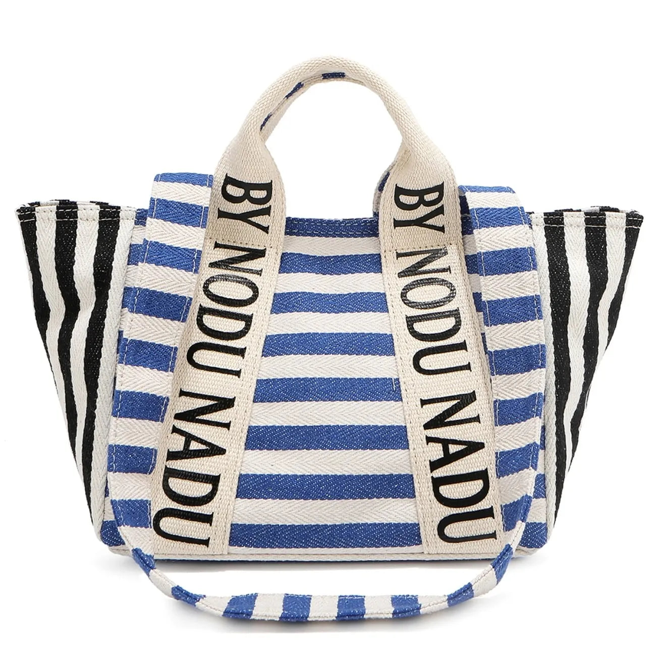 Nicole Lee USA Letter Striped Tote Bag-1