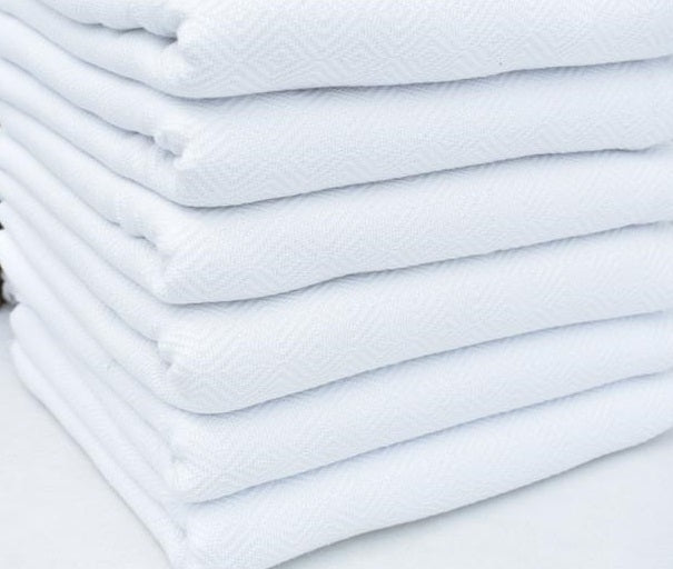 VENICE WHITE TURKISH TOWEL-2