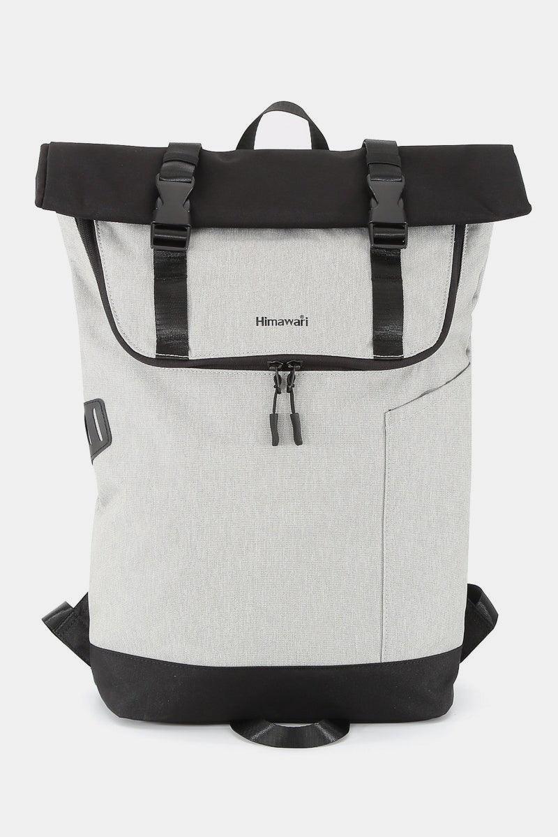 Himawari Contrast Waterproof Canvas Backpack Bag-1