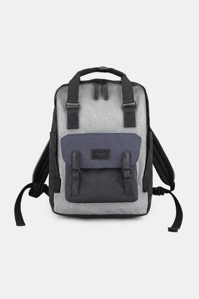Himawari Waterproof Canvas Backpack Bag with Handles-4