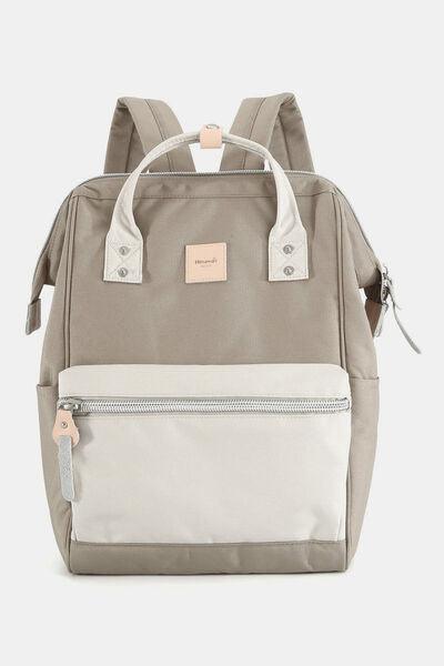 Himawari Water Resistant Canvas Backpack Bag with Side Pockets-11
