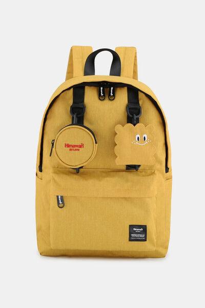 Himawari Waterproof Canvas Backpack Bag with Removable Coin Purse-0