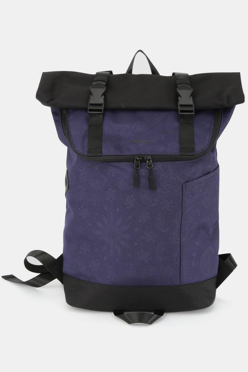 Himawari Contrast Waterproof Canvas Backpack Bag-2