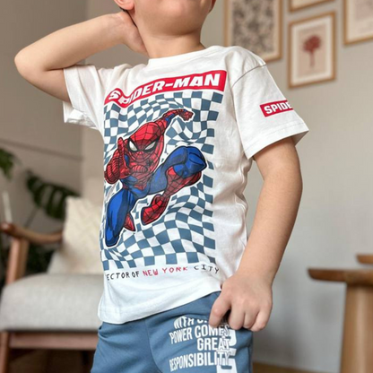 Spidy Power Cotton Joggers Set-3