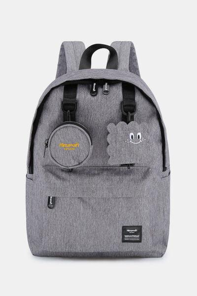 Himawari Waterproof Canvas Backpack Bag with Removable Coin Purse-8