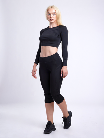 Jupitergear Long-Sleeve Crop Top