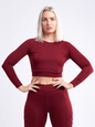 Jupitergear Long-Sleeve Crop Top