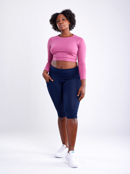 Jupitergear Long-Sleeve Crop Top