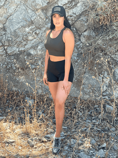 Jupitergear Racerback Lightweight Training Crop Tank Top