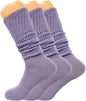 Women'S Slouch Knee High Socks – 3 Pairs, Size 9-11 | Soft, Breathable & Versatile