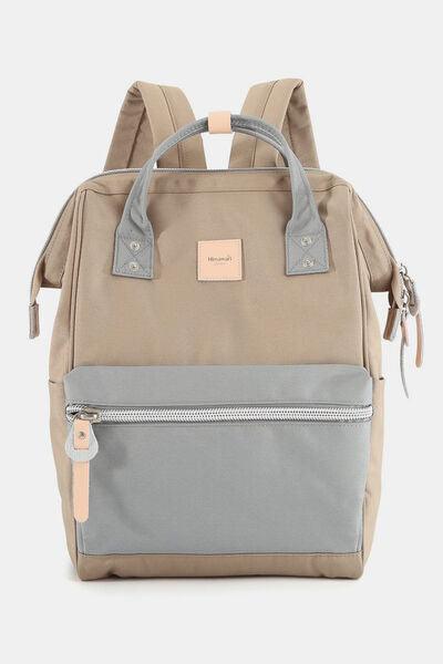 Himawari Water Resistant Canvas Backpack Bag with Side Pockets-16