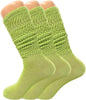 Women'S Slouch Knee High Socks – 3 Pairs, Size 9-11 | Soft, Breathable & Versatile