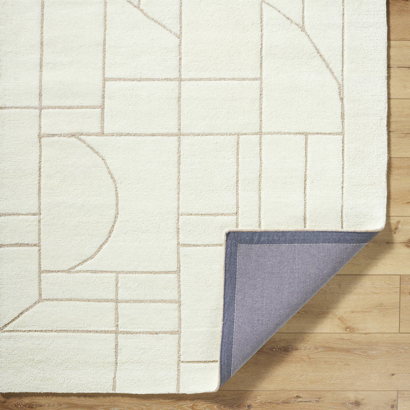 Benard Modern Off-White/Ash Area Rug-3