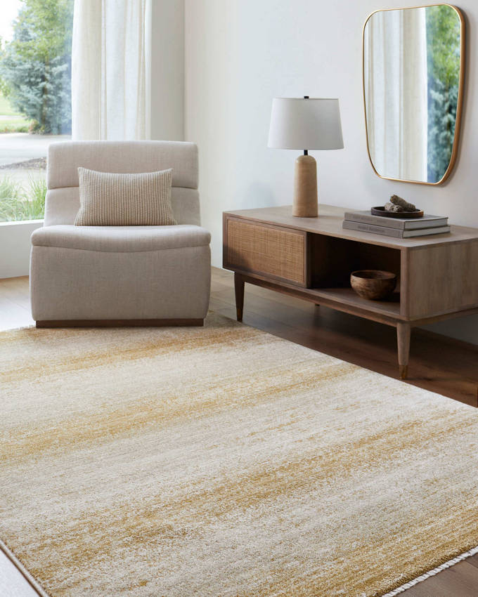Rasheed Modern Mustard Area Rug-0
