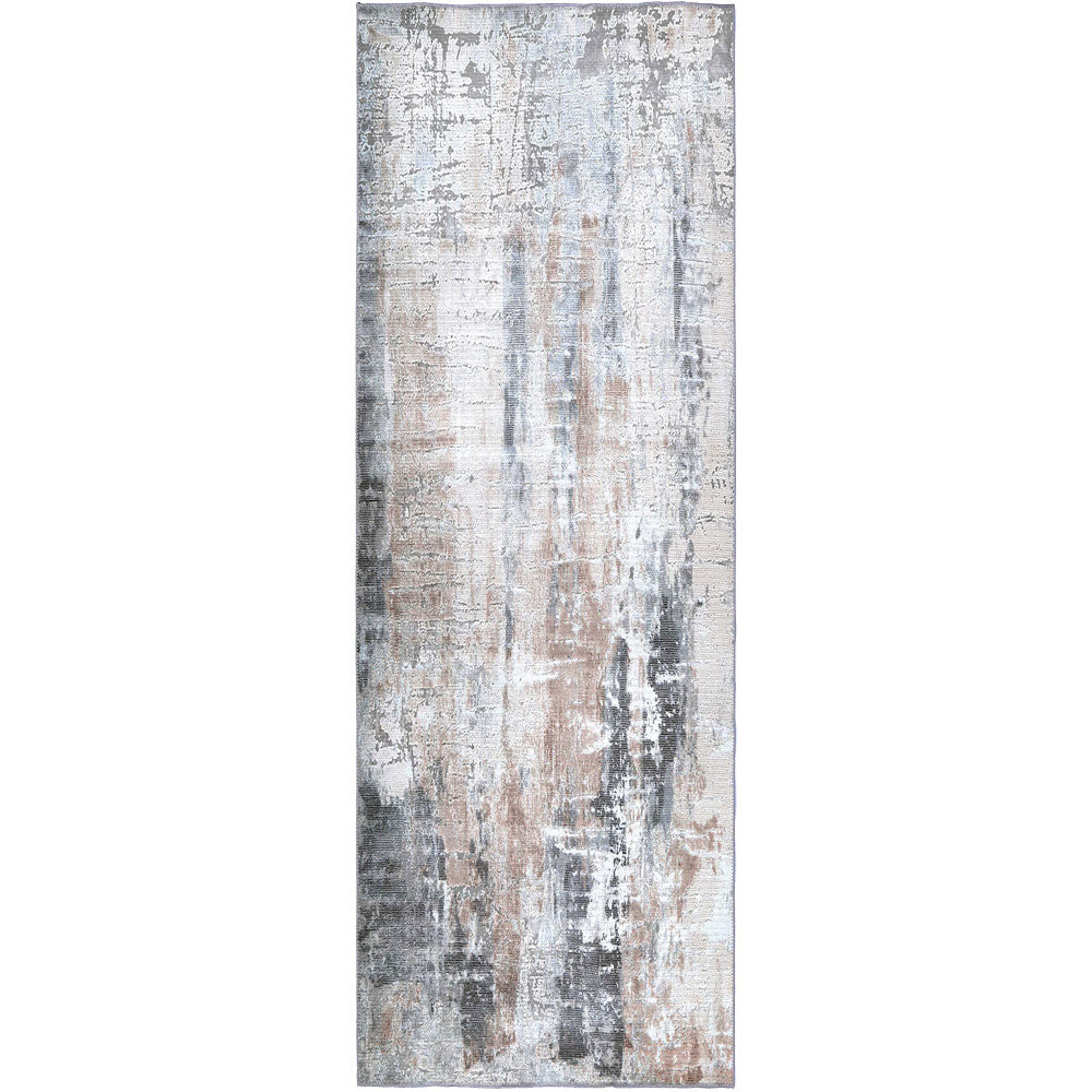 Abstract Twilight in Black : Runner Rug-0