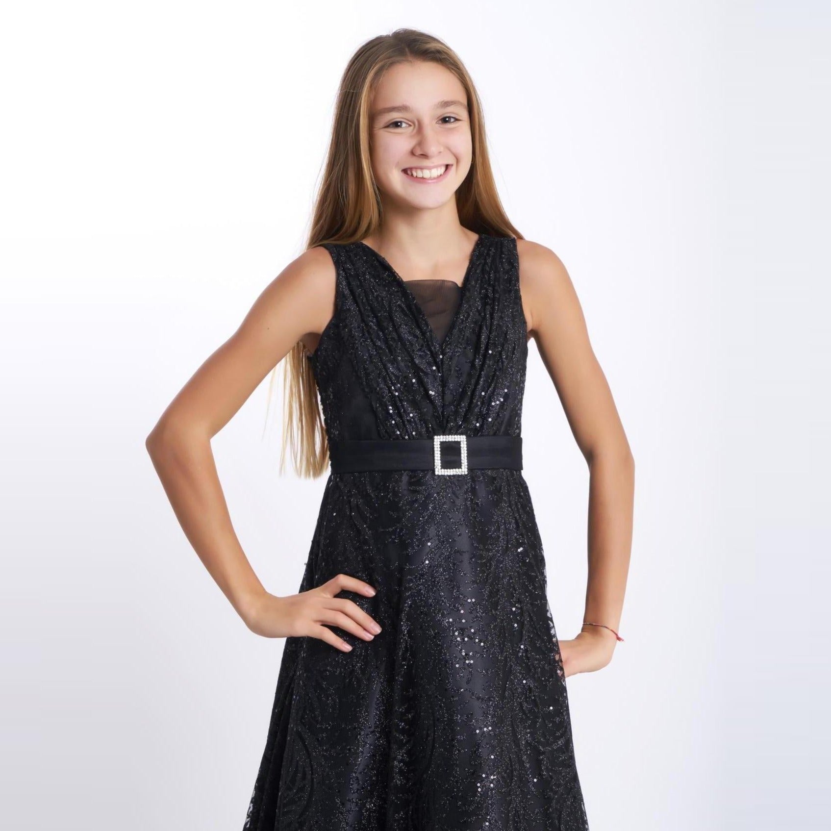 Sparkling Beauty Girls Formal Dress-3