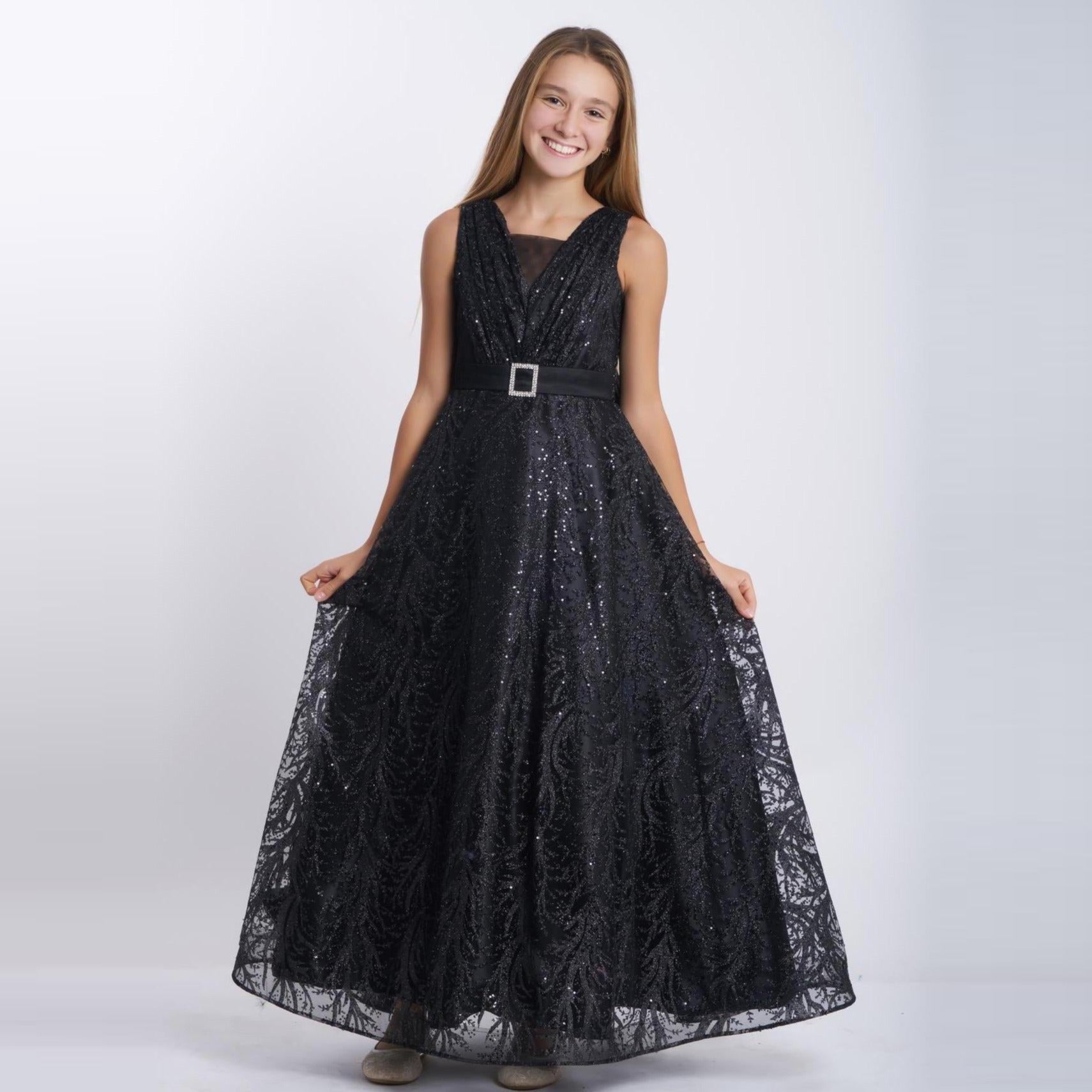 Sparkling Beauty Girls Formal Dress-1