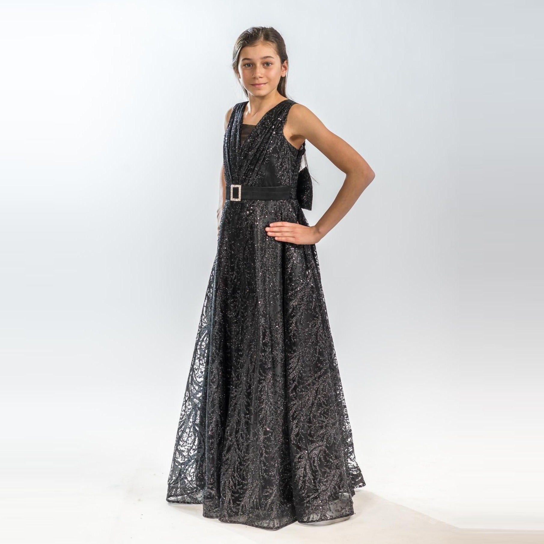 Sparkling Beauty Girls Formal Dress-2