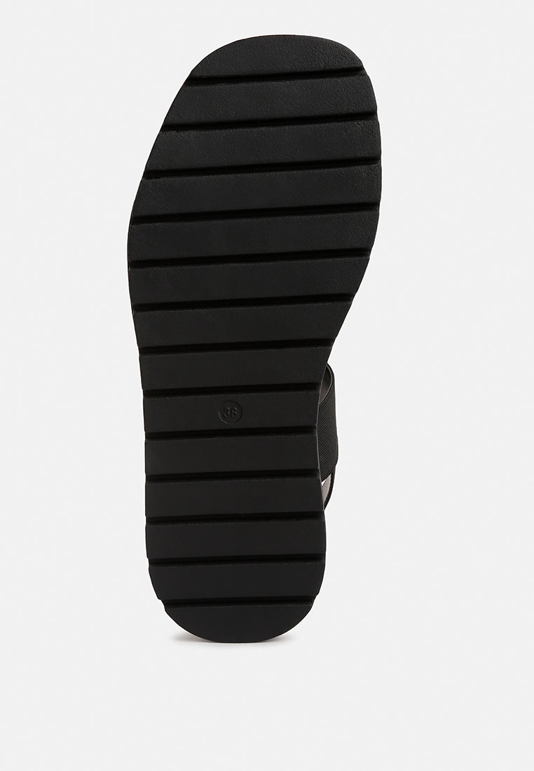 Garvela Chunky Flatform Sandals-4