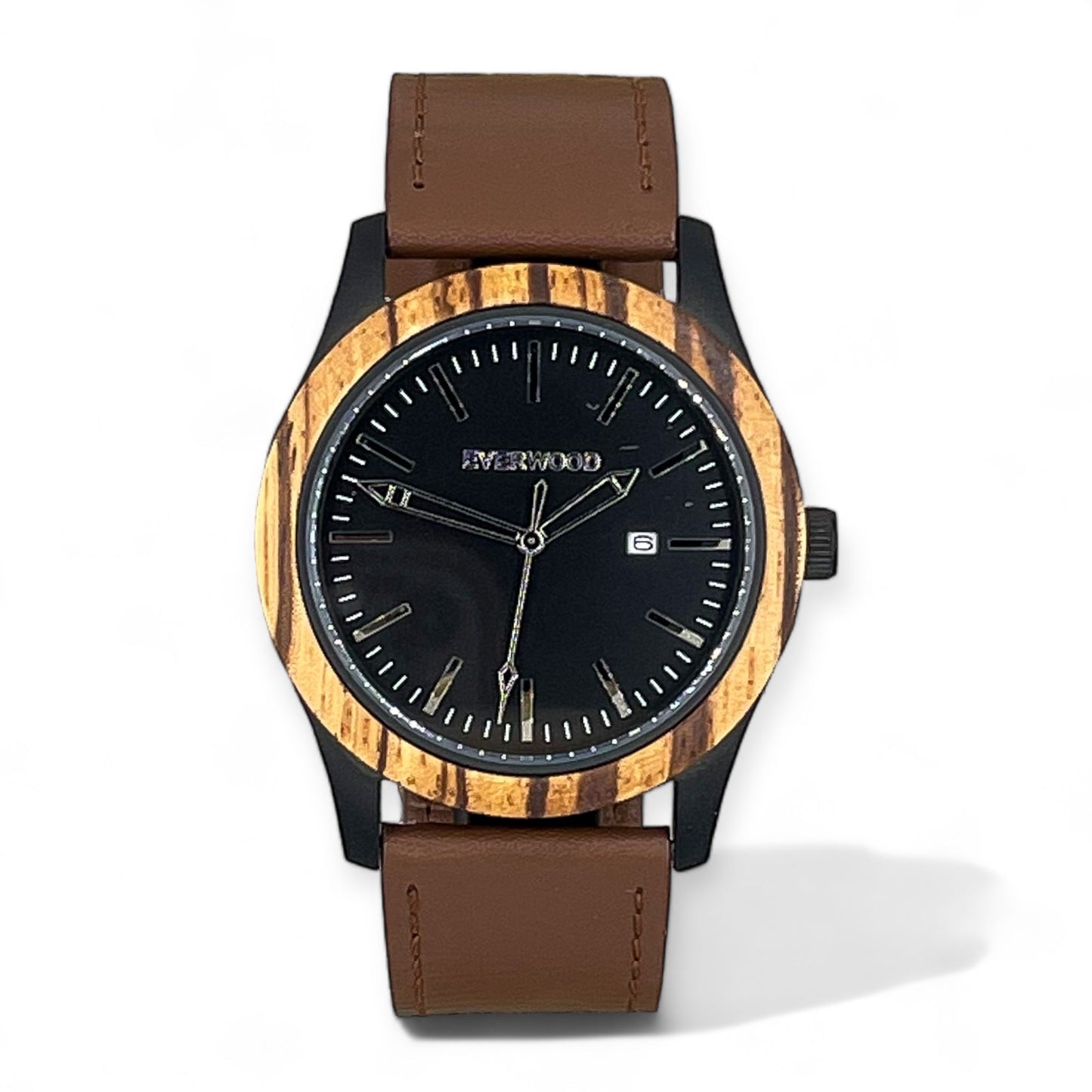 Inverness - Zebrawood & Brown Leather-0