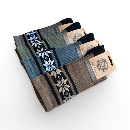 Nordic Wools HIKE™ Merino Wool Tough Socks (Olive) - Unisex-1