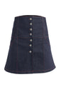 JENDUE Chaby Denim Mini Skirt | High-Waist A-Line-1
