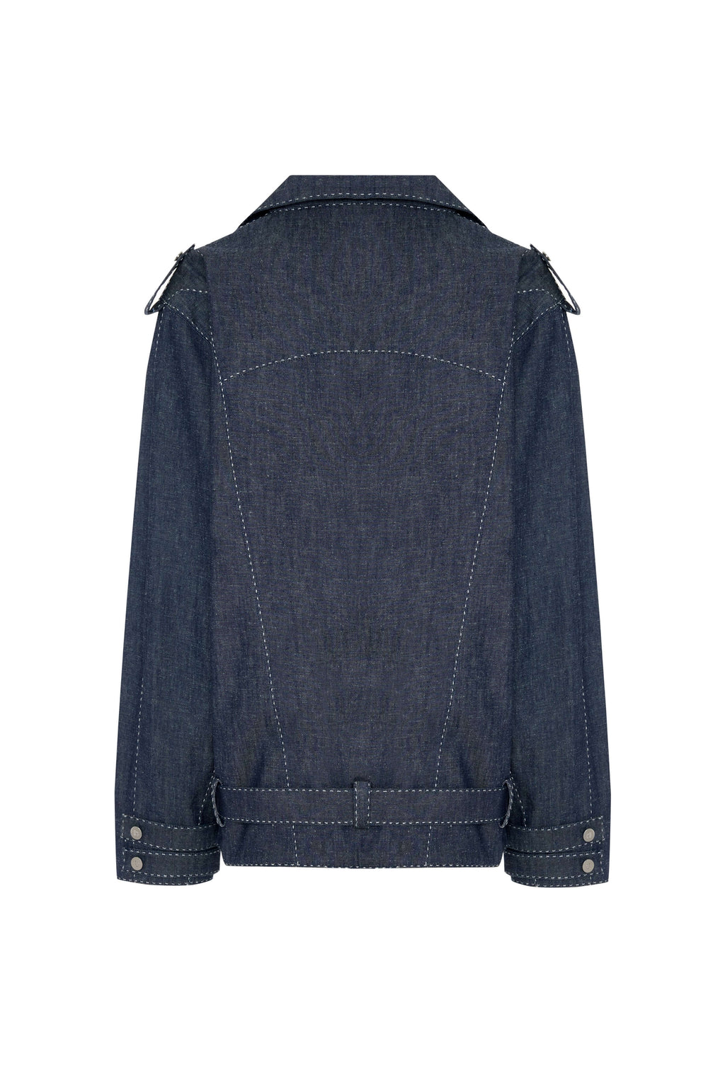 JENDUE Fortidude Mens Denim Jacket - Blue-3
