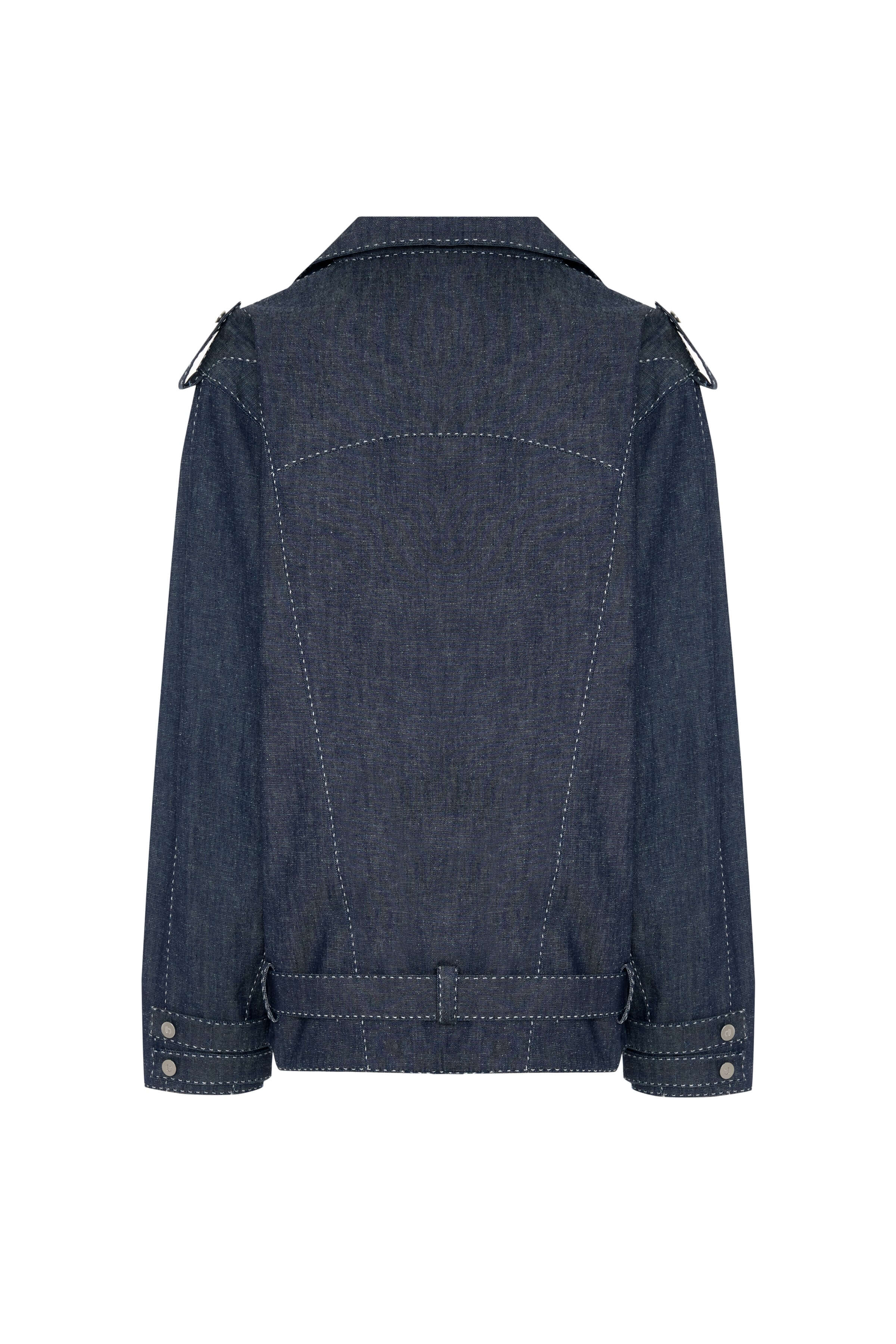 JENDUE Fortidude Mens Denim Jacket - Blue-3